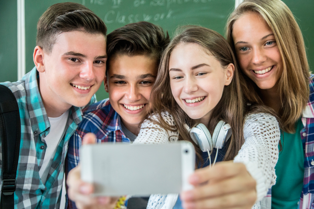 Lots of teenagers. Teenagers are at School. Будущее моих одноклассников.
